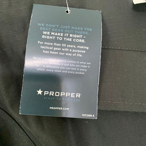 Propper Tactical Cargo BDU Black 100% Cotton Size LR Large Reg - Picture 6 of 12